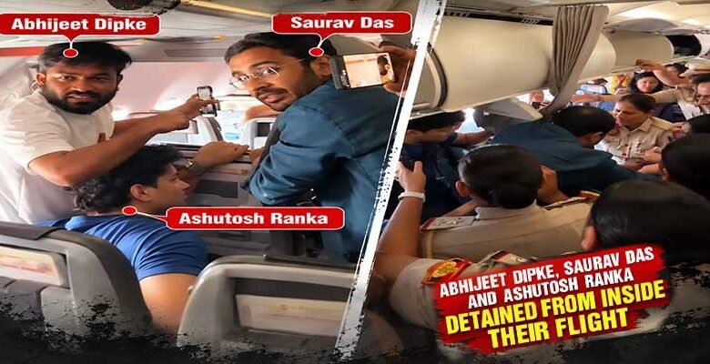 CJP Leaders Abhijeet Dipke, Saurav Das, and Ashutosh Ranka Detained Inside Flight Ahead of Delhi Protest