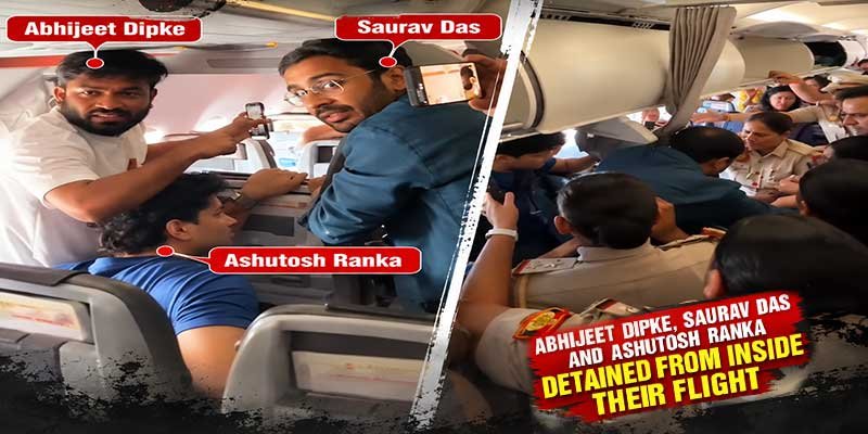 CJP Leaders Abhijeet Dipke, Saurav Das, and Ashutosh Ranka Detained Inside Flight Ahead of Delhi Protest