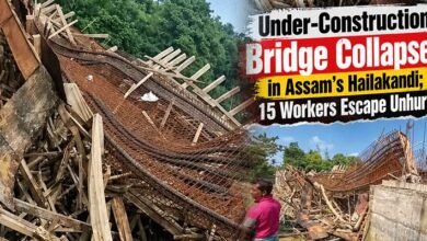 Under-Construction Bridge Collapses in Hailakandi; 15 Workers Escape Unhurt