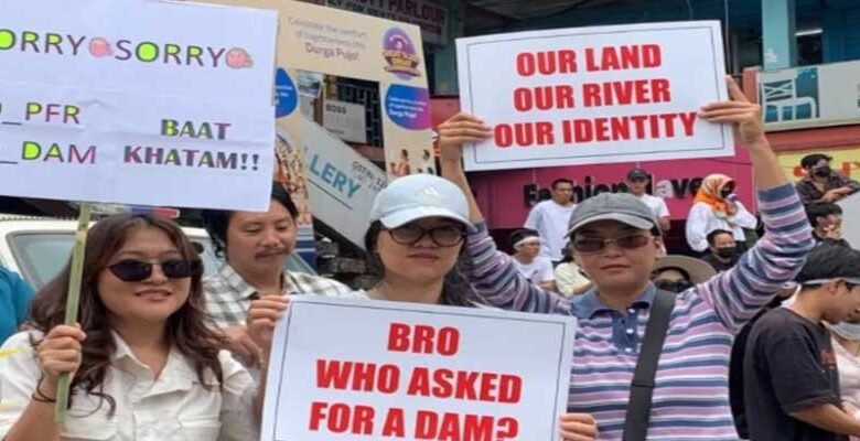 ‘No PFR, No Dam’: Citizens Rally in Itanagar Against Proposed Siang Mega Dam