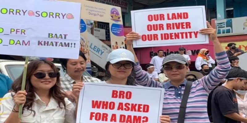 ‘No PFR, No Dam’: Citizens Rally in Itanagar Against Proposed Siang Mega Dam