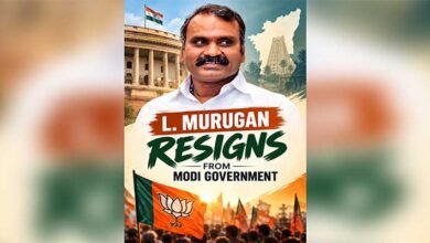 Union Minister L Murugan Resigns as MoS and Rajya Sabha Member