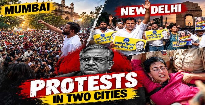 Gyanesh Kumar Under Protest Spotlight: CJP Rally in Mumbai, Student Agitation in Delhi