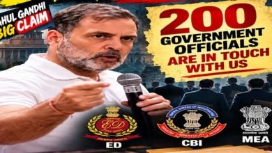 Rahul Gandhi Claims 200 Officers from ED, CBI & MEA Are in Touch with Opposition